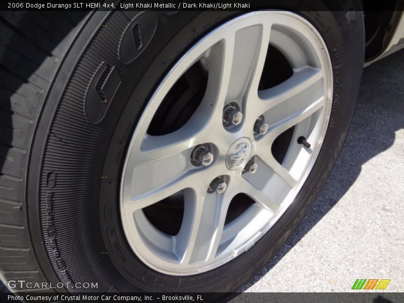 Light Khaki Metallic / Dark Khaki/Light Khaki 2006 Dodge Durango SLT HEMI 4x4
