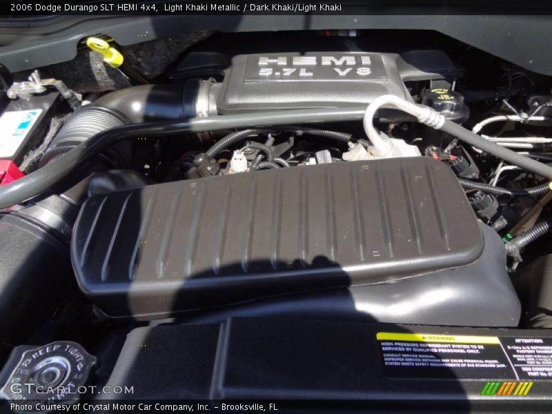 Light Khaki Metallic / Dark Khaki/Light Khaki 2006 Dodge Durango SLT HEMI 4x4