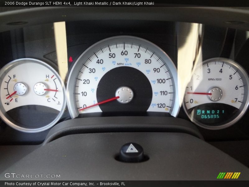 Light Khaki Metallic / Dark Khaki/Light Khaki 2006 Dodge Durango SLT HEMI 4x4
