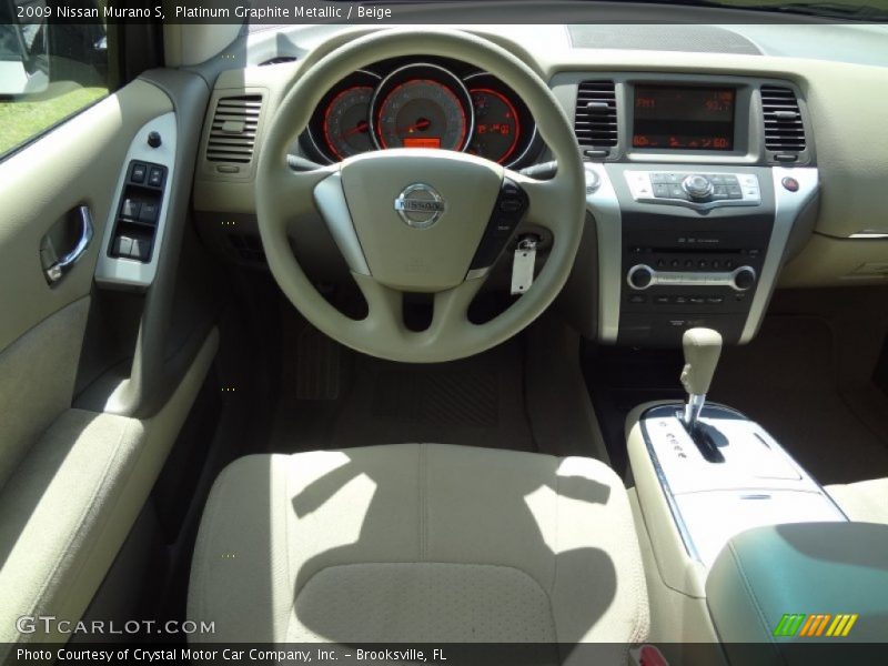 Platinum Graphite Metallic / Beige 2009 Nissan Murano S