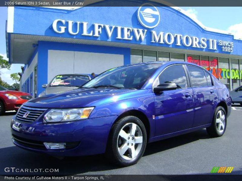 Laser Blue / Gray 2006 Saturn ION 3 Sedan