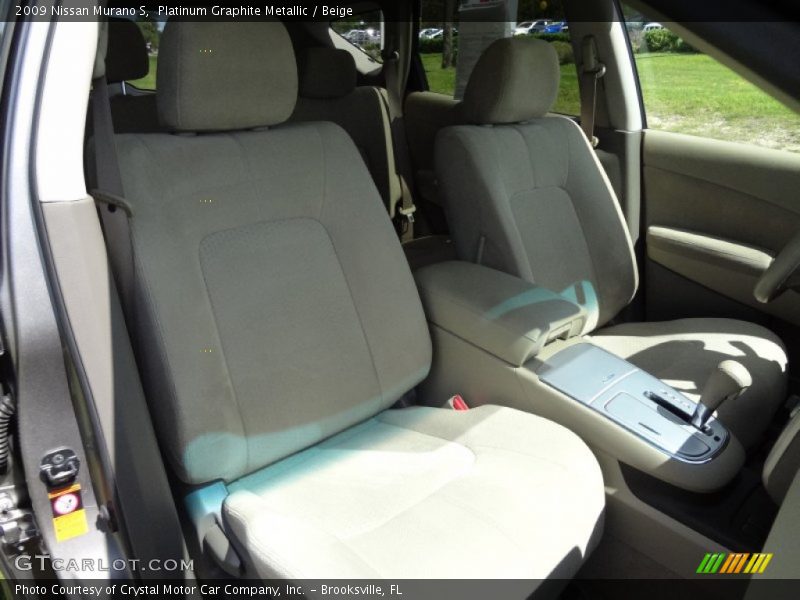 Platinum Graphite Metallic / Beige 2009 Nissan Murano S