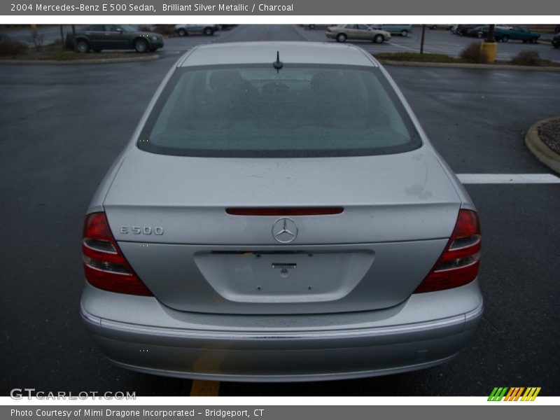 Brilliant Silver Metallic / Charcoal 2004 Mercedes-Benz E 500 Sedan