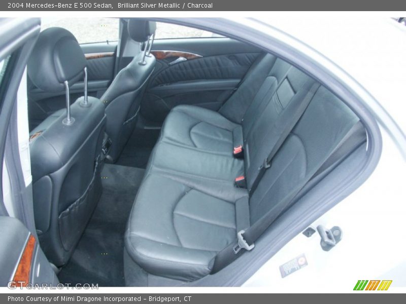 Brilliant Silver Metallic / Charcoal 2004 Mercedes-Benz E 500 Sedan