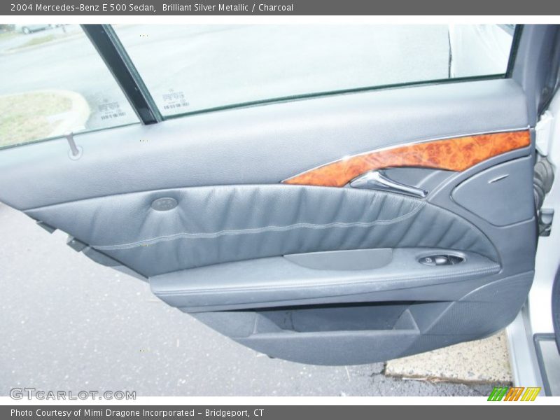 Brilliant Silver Metallic / Charcoal 2004 Mercedes-Benz E 500 Sedan