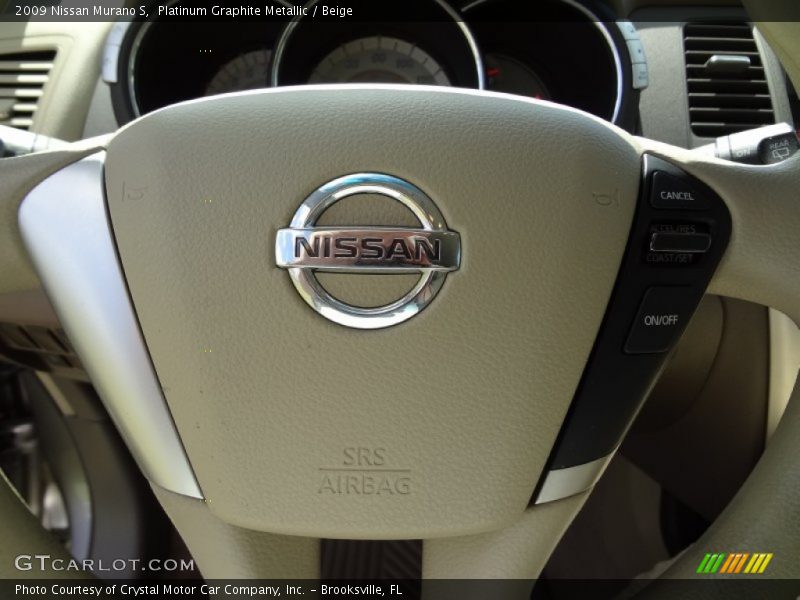Platinum Graphite Metallic / Beige 2009 Nissan Murano S