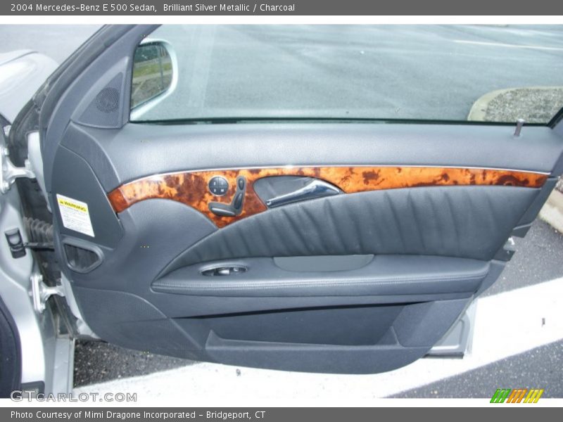 Brilliant Silver Metallic / Charcoal 2004 Mercedes-Benz E 500 Sedan