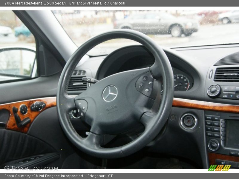 Brilliant Silver Metallic / Charcoal 2004 Mercedes-Benz E 500 Sedan