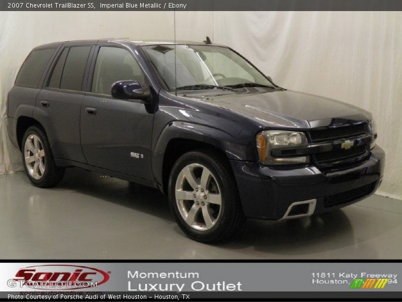 Imperial Blue Metallic / Ebony 2007 Chevrolet TrailBlazer SS