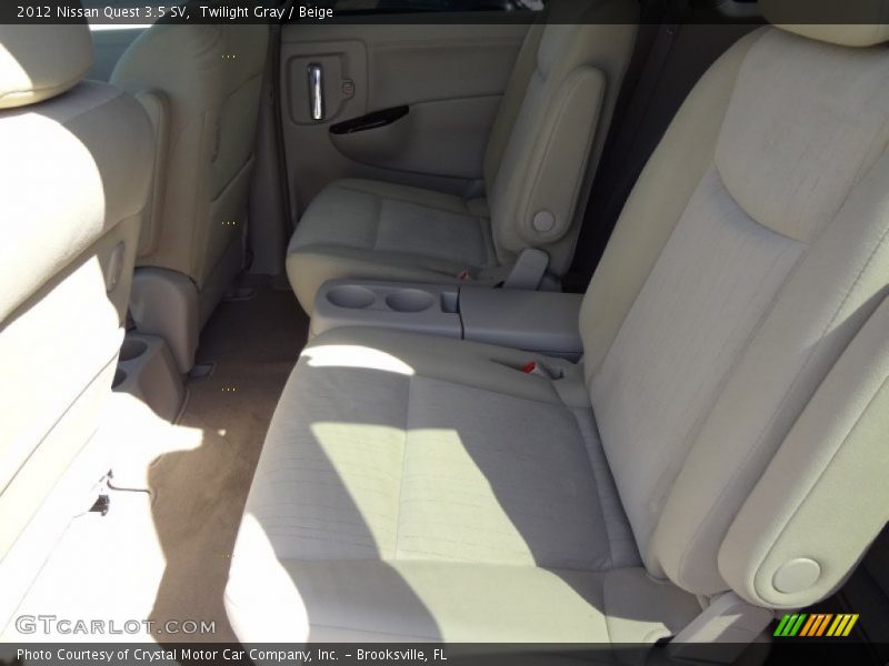 Twilight Gray / Beige 2012 Nissan Quest 3.5 SV