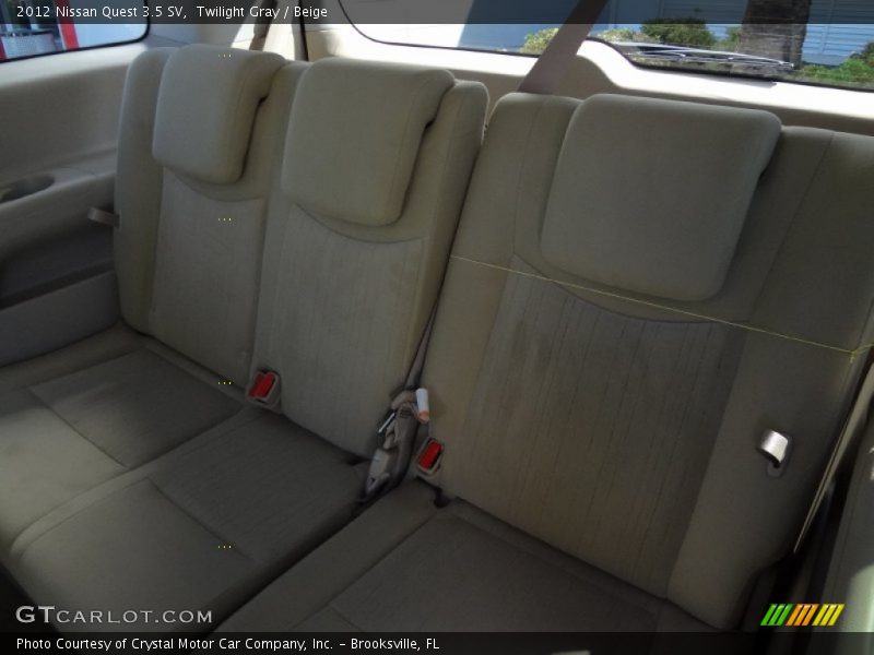 Twilight Gray / Beige 2012 Nissan Quest 3.5 SV