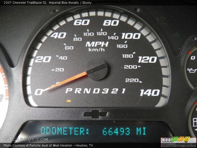 Imperial Blue Metallic / Ebony 2007 Chevrolet TrailBlazer SS