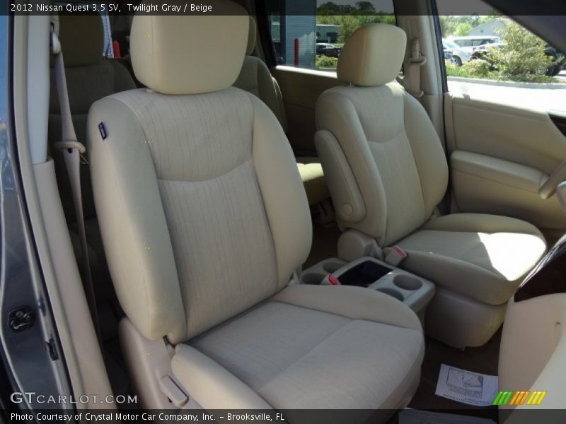 Twilight Gray / Beige 2012 Nissan Quest 3.5 SV