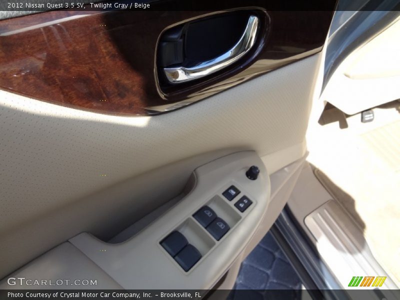 Twilight Gray / Beige 2012 Nissan Quest 3.5 SV