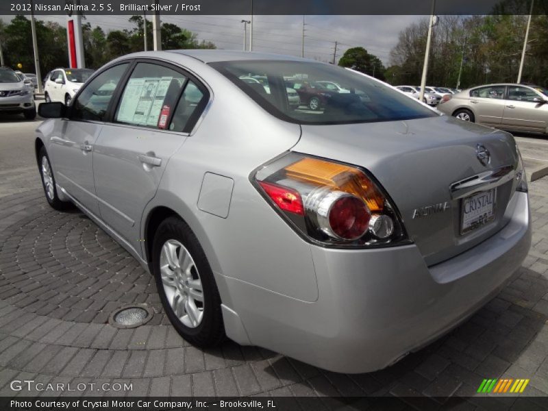Brilliant Silver / Frost 2012 Nissan Altima 2.5 S
