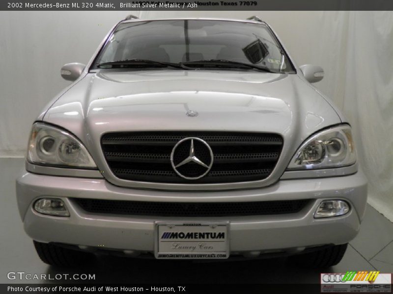 Brilliant Silver Metallic / Ash 2002 Mercedes-Benz ML 320 4Matic
