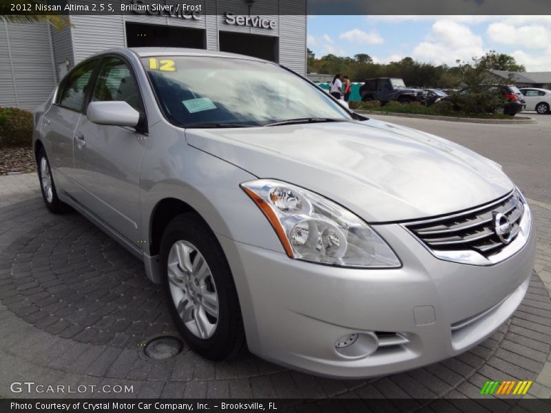 Brilliant Silver / Frost 2012 Nissan Altima 2.5 S