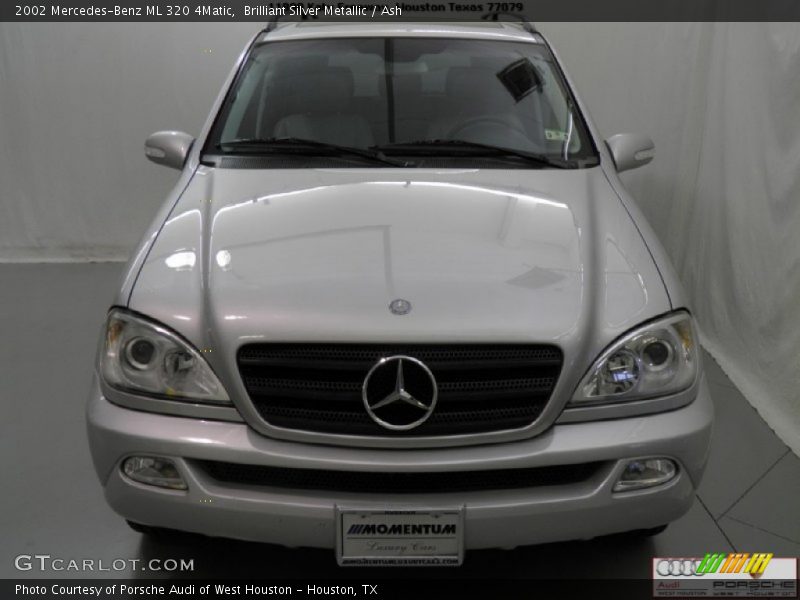 Brilliant Silver Metallic / Ash 2002 Mercedes-Benz ML 320 4Matic