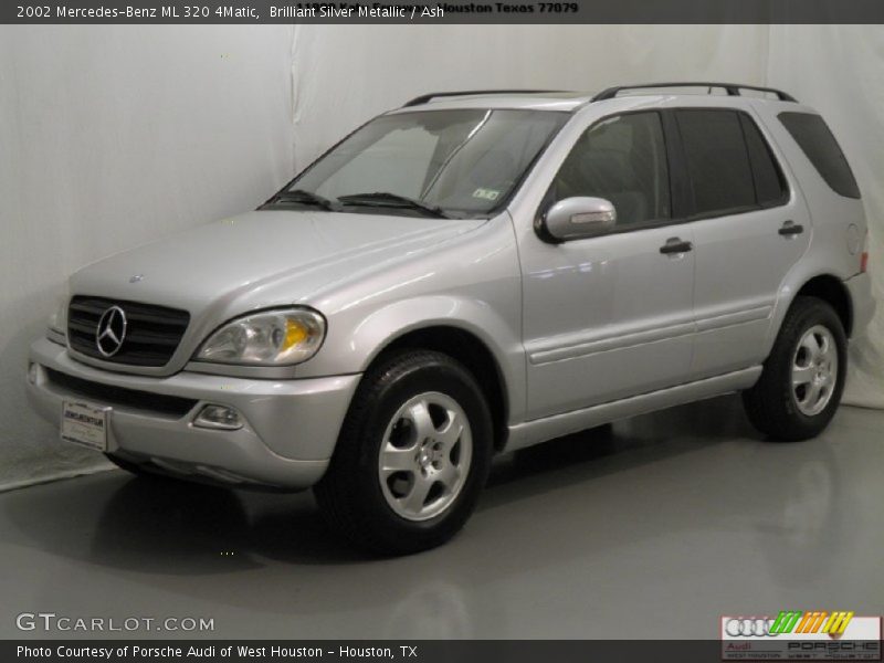 Brilliant Silver Metallic / Ash 2002 Mercedes-Benz ML 320 4Matic