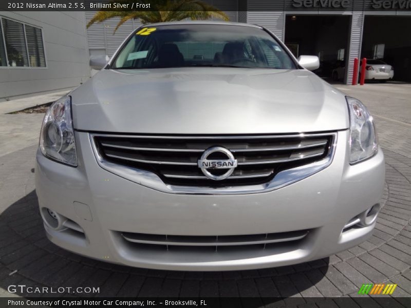 Brilliant Silver / Frost 2012 Nissan Altima 2.5 S