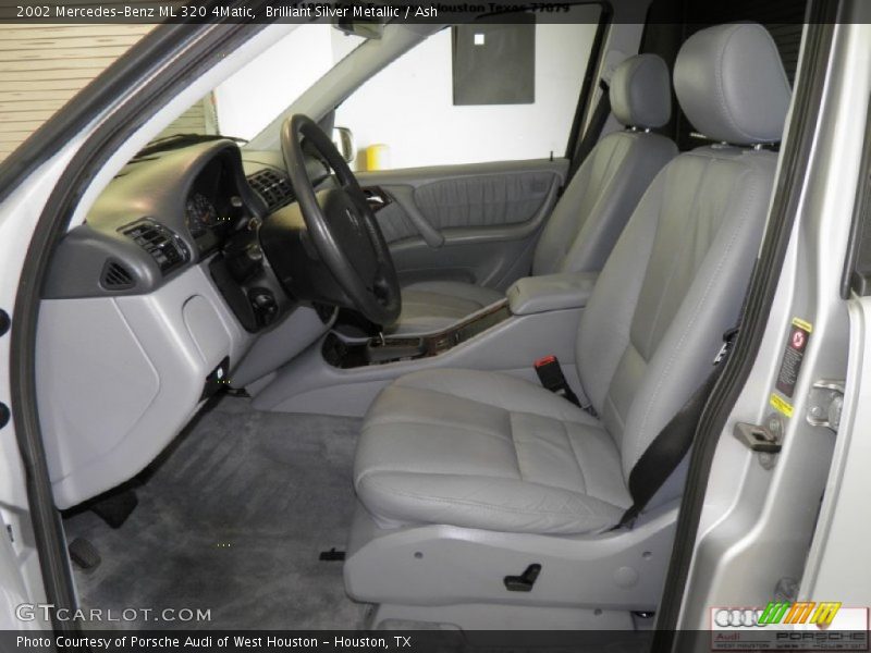 Brilliant Silver Metallic / Ash 2002 Mercedes-Benz ML 320 4Matic