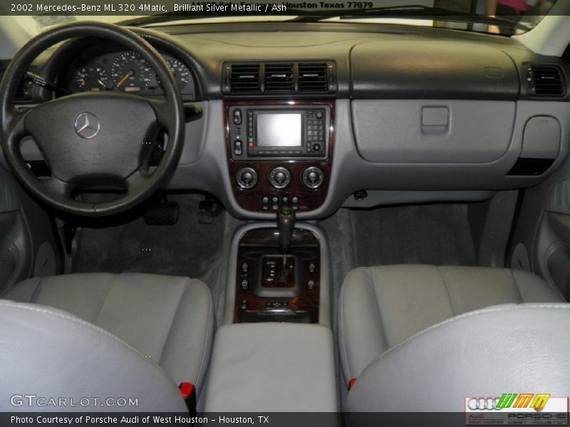 Brilliant Silver Metallic / Ash 2002 Mercedes-Benz ML 320 4Matic