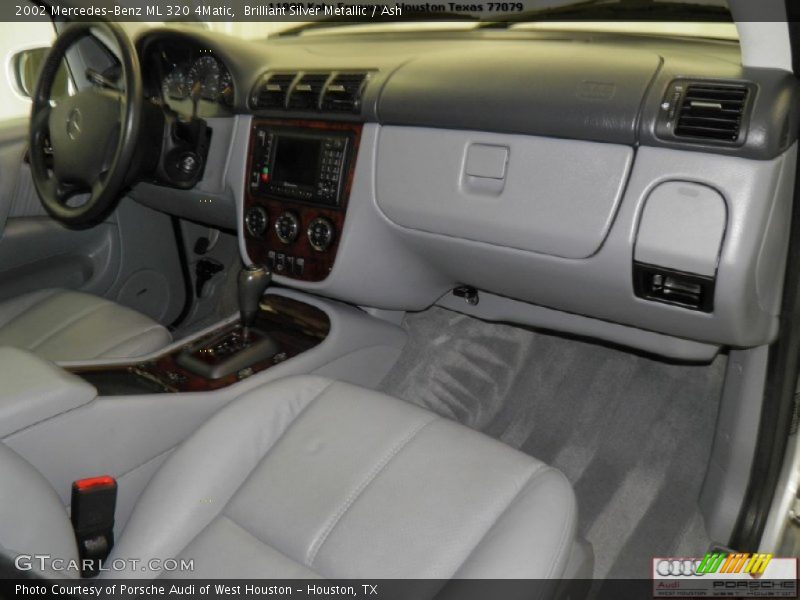 Brilliant Silver Metallic / Ash 2002 Mercedes-Benz ML 320 4Matic
