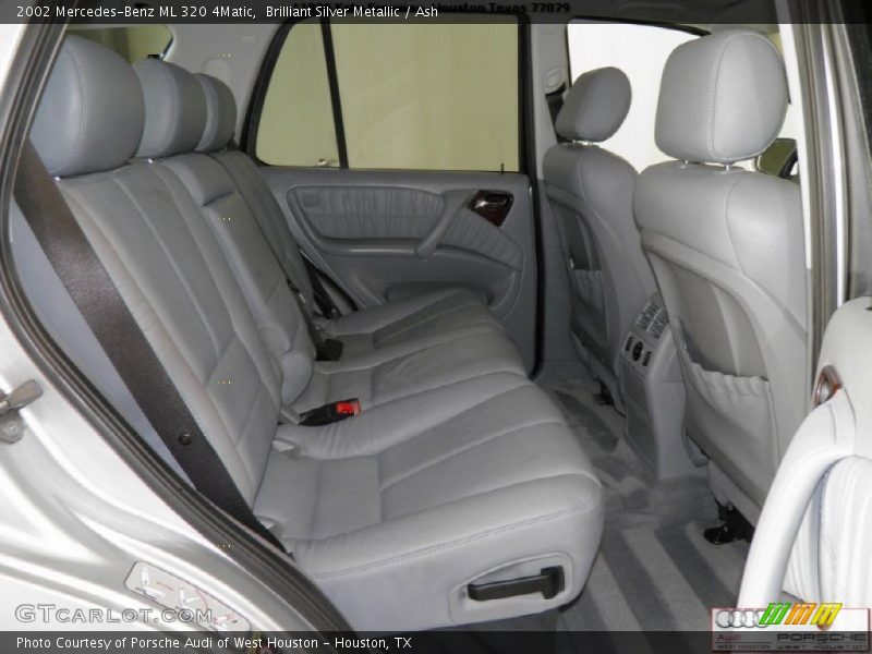 Brilliant Silver Metallic / Ash 2002 Mercedes-Benz ML 320 4Matic