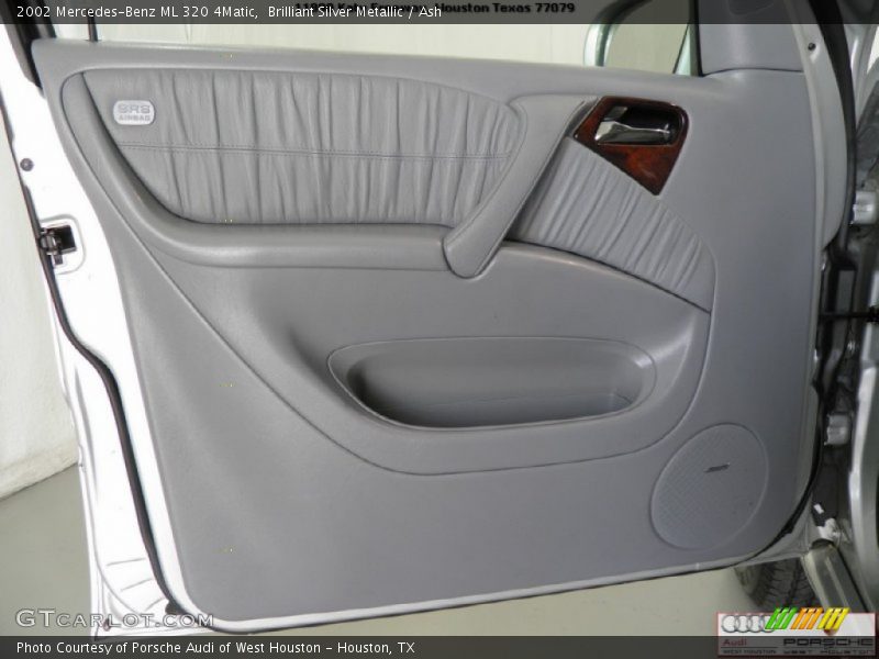 Brilliant Silver Metallic / Ash 2002 Mercedes-Benz ML 320 4Matic