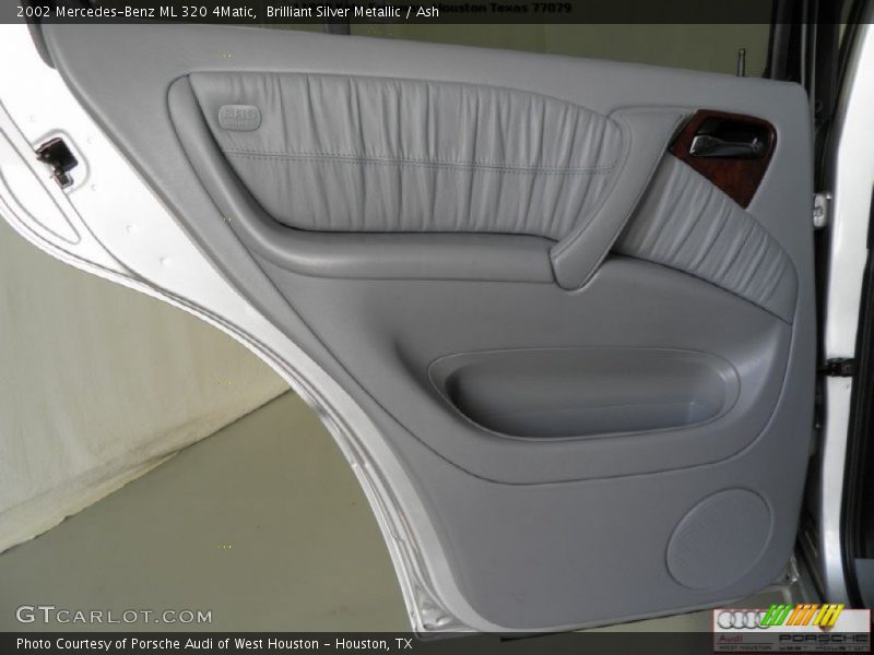 Brilliant Silver Metallic / Ash 2002 Mercedes-Benz ML 320 4Matic