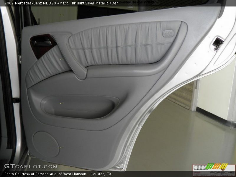 Brilliant Silver Metallic / Ash 2002 Mercedes-Benz ML 320 4Matic