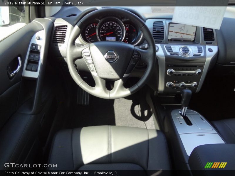 Brilliant Silver / Black 2012 Nissan Murano SL