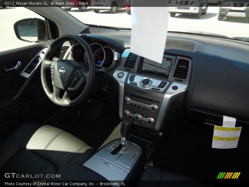 Brilliant Silver / Black 2012 Nissan Murano SL