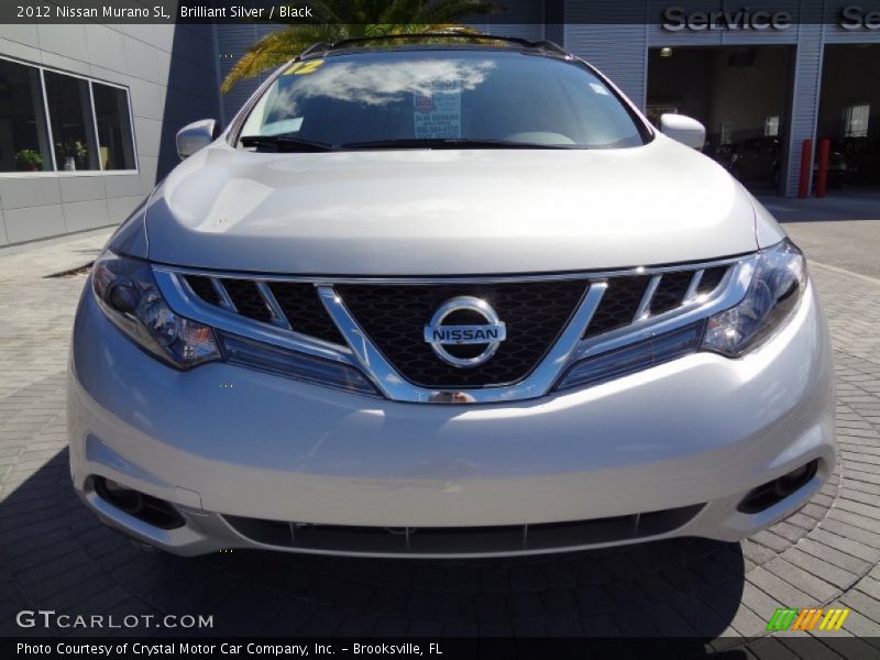 Brilliant Silver / Black 2012 Nissan Murano SL