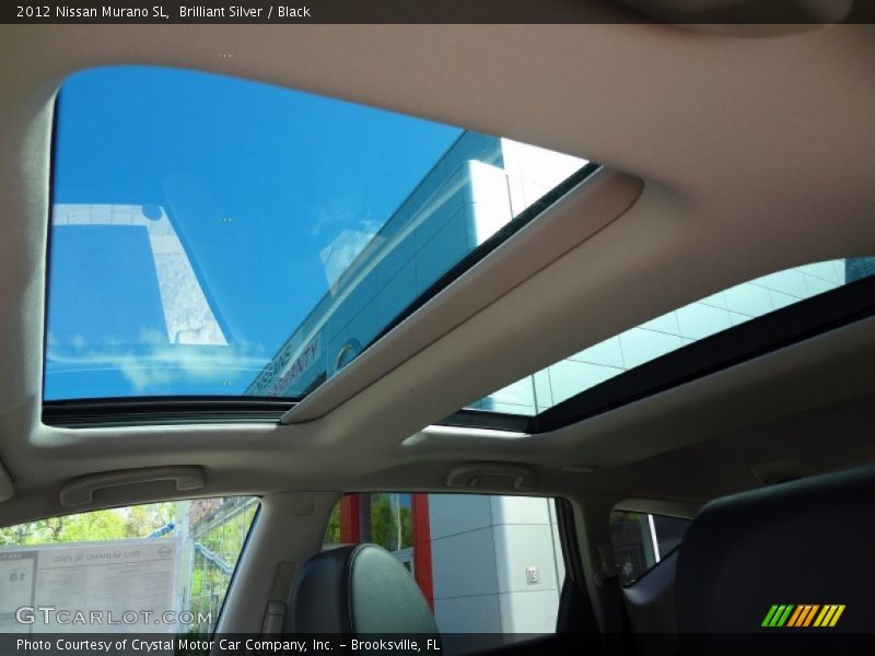 Brilliant Silver / Black 2012 Nissan Murano SL