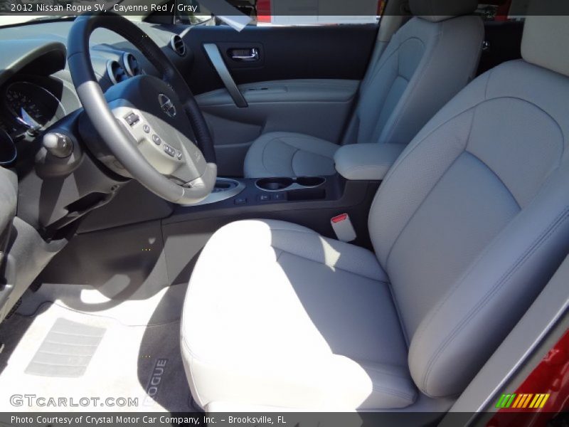 Cayenne Red / Gray 2012 Nissan Rogue SV