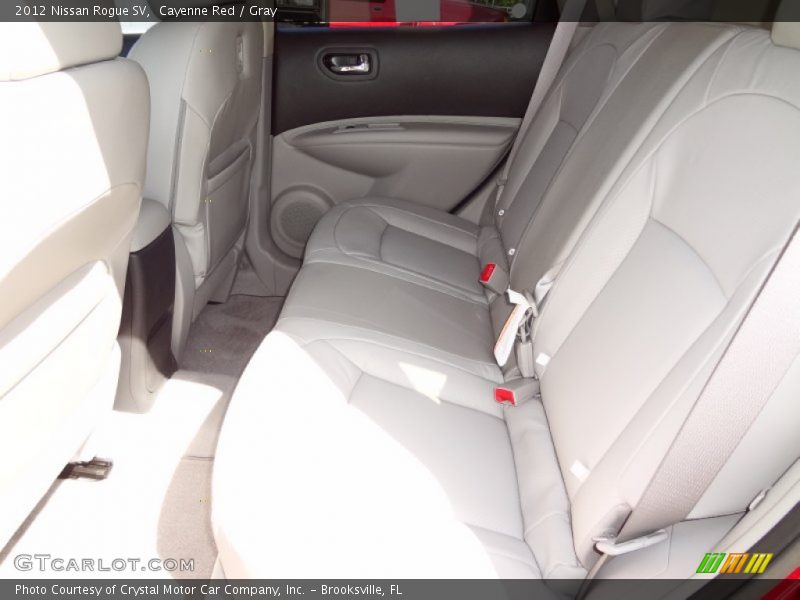 Cayenne Red / Gray 2012 Nissan Rogue SV