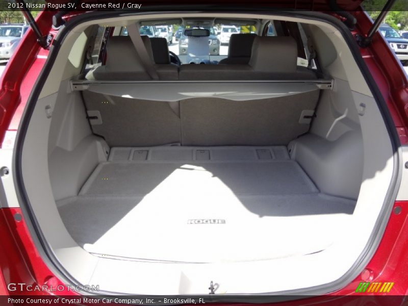 Cayenne Red / Gray 2012 Nissan Rogue SV