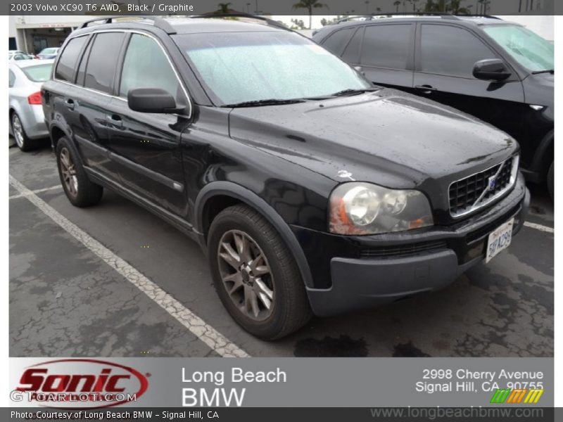 Black / Graphite 2003 Volvo XC90 T6 AWD