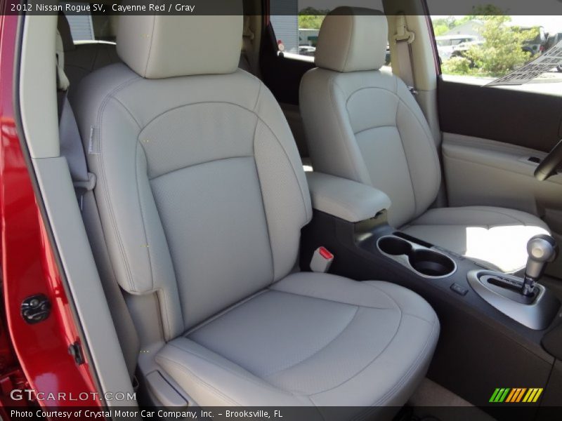 Front Seat of 2012 Rogue SV