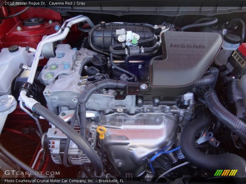  2012 Rogue SV Engine - 2.5 Liter DOHC 16-Valve CVTCS 4 Cylinder