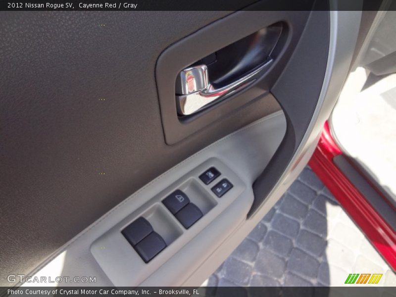 Cayenne Red / Gray 2012 Nissan Rogue SV