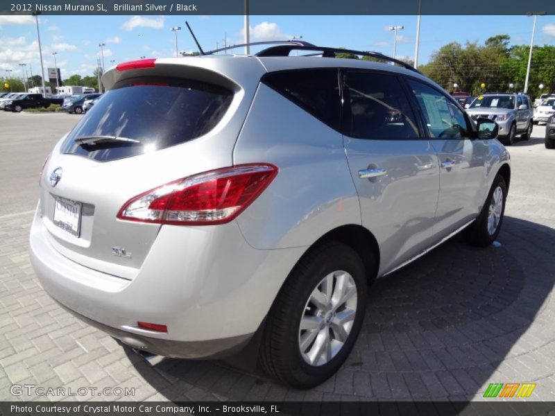 Brilliant Silver / Black 2012 Nissan Murano SL