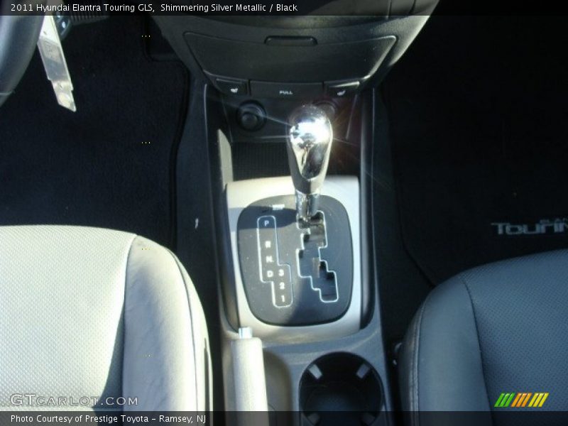 Shimmering Silver Metallic / Black 2011 Hyundai Elantra Touring GLS