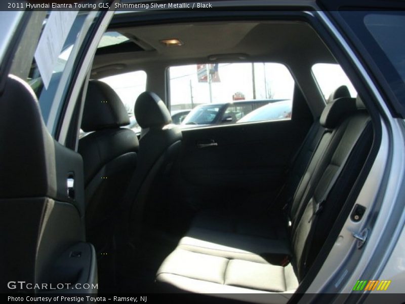 Shimmering Silver Metallic / Black 2011 Hyundai Elantra Touring GLS