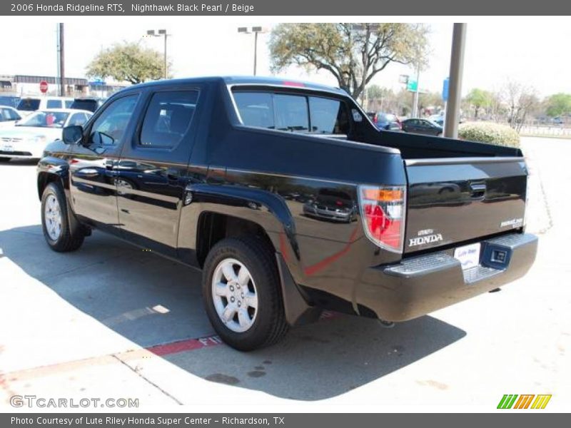 Nighthawk Black Pearl / Beige 2006 Honda Ridgeline RTS