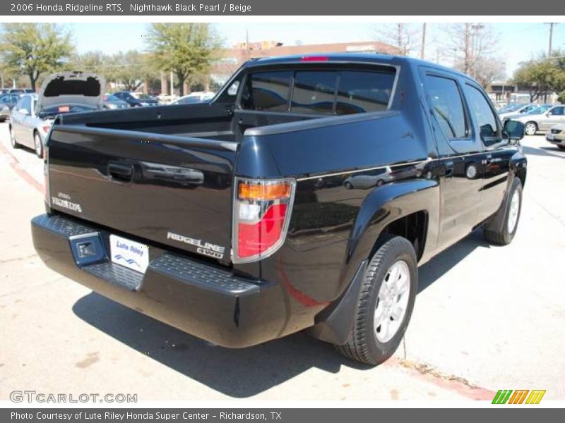 Nighthawk Black Pearl / Beige 2006 Honda Ridgeline RTS