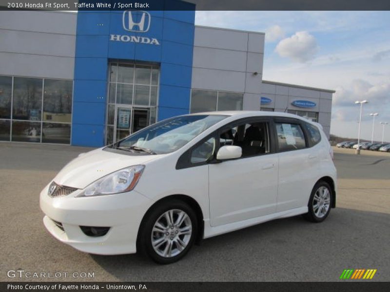 Taffeta White / Sport Black 2010 Honda Fit Sport