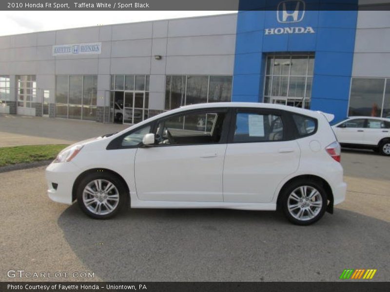 Taffeta White / Sport Black 2010 Honda Fit Sport