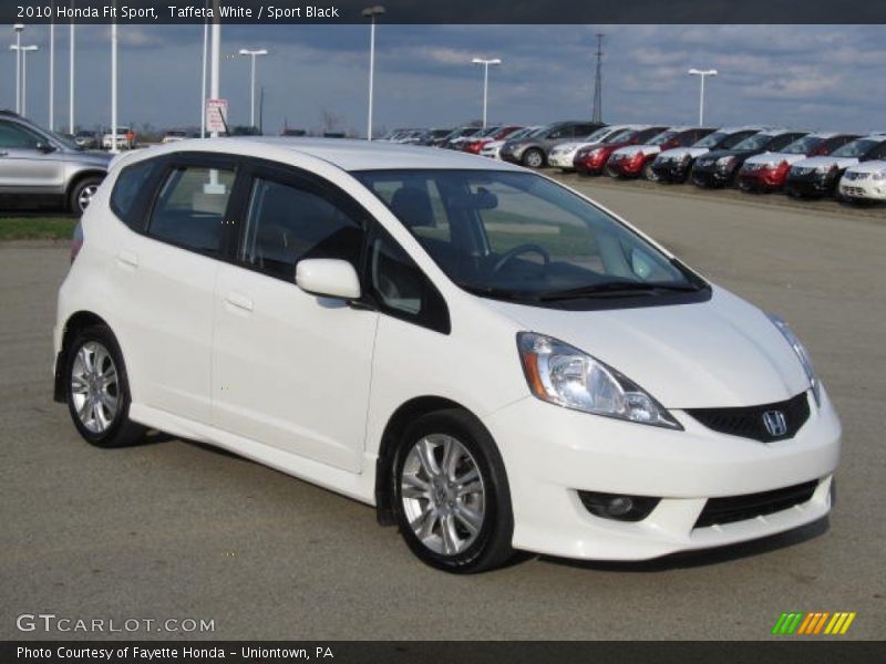 Taffeta White / Sport Black 2010 Honda Fit Sport